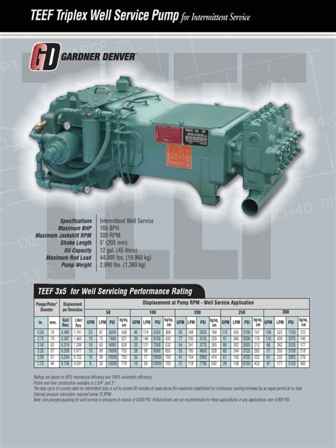 gardner denver centrifugal pump manual|gardner denver tee triplex pump.